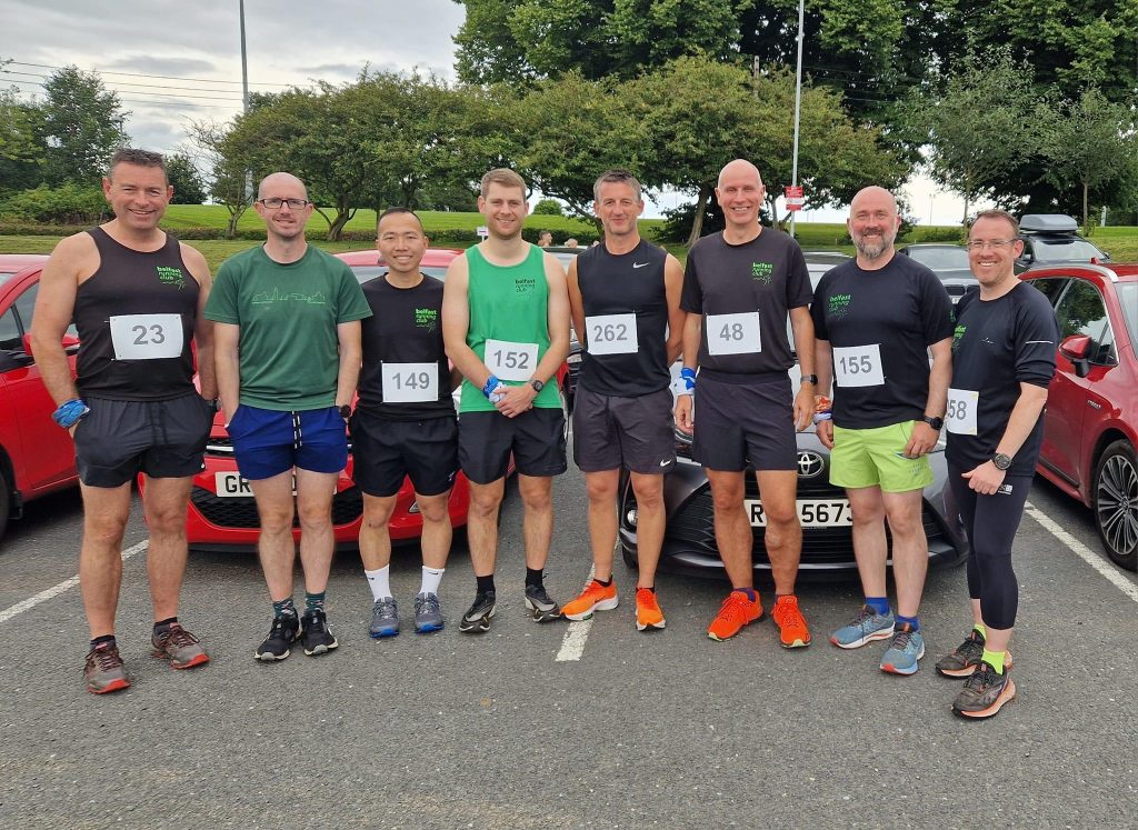 Some BRC runners lining up at the start