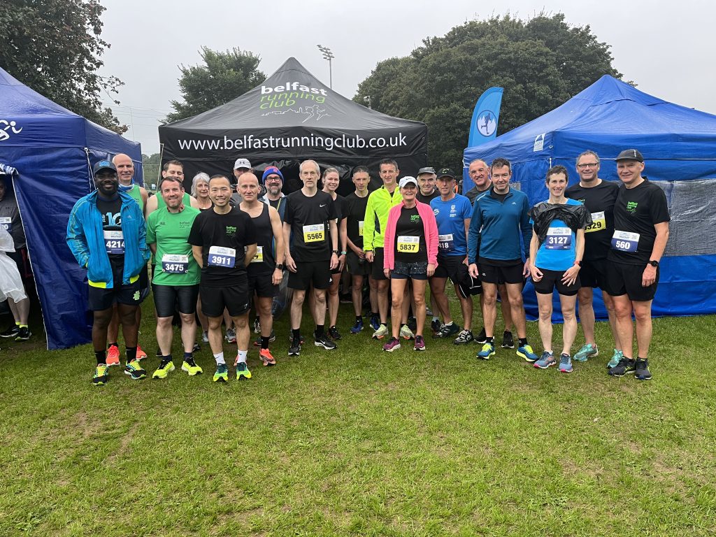 BRC Runners at Start of Half Marathon