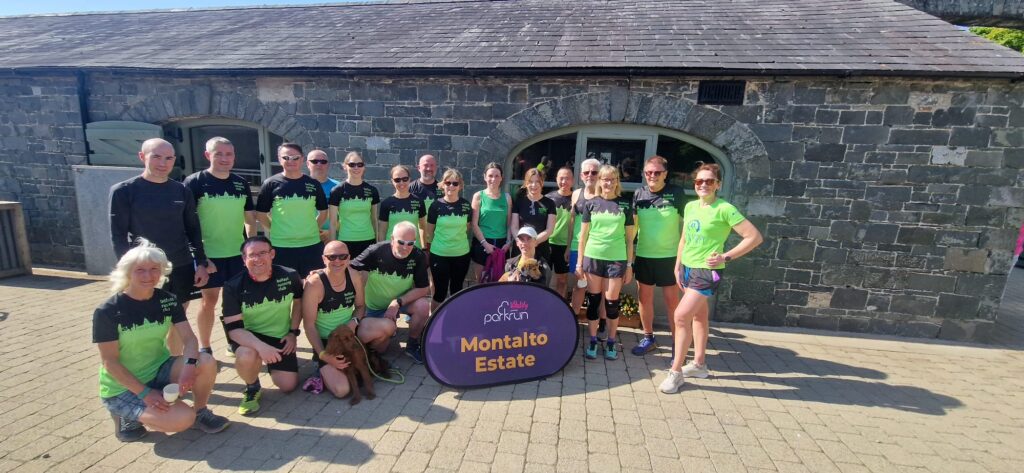BRC parkrunners at Montalto